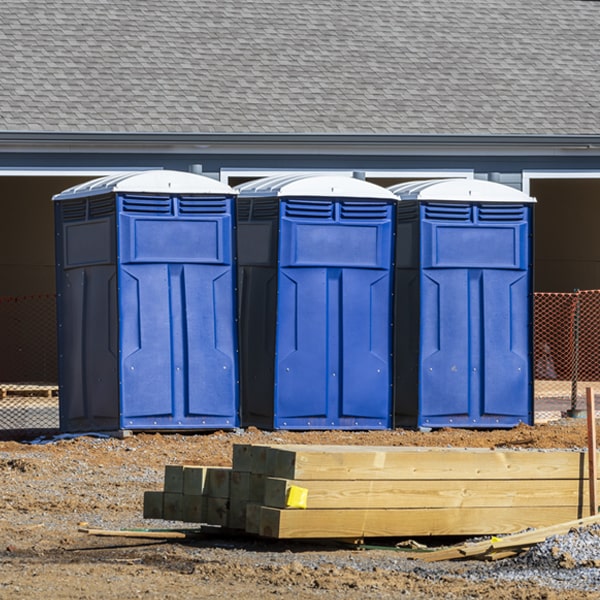 are there any restrictions on where i can place the portable restrooms during my rental period in Orange City